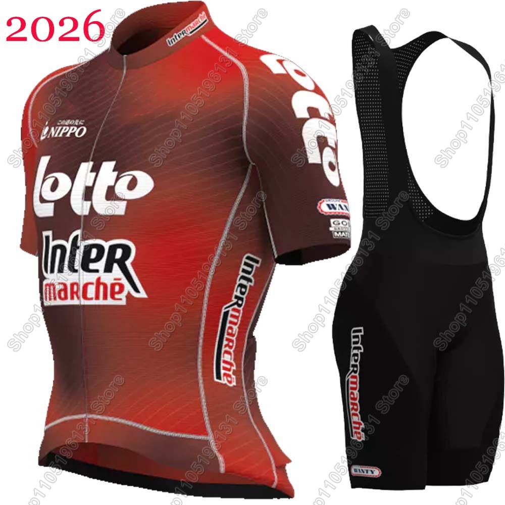 Cycling Bib Shorts - Zestaw kolarski Lotto Cycling 2026 męski