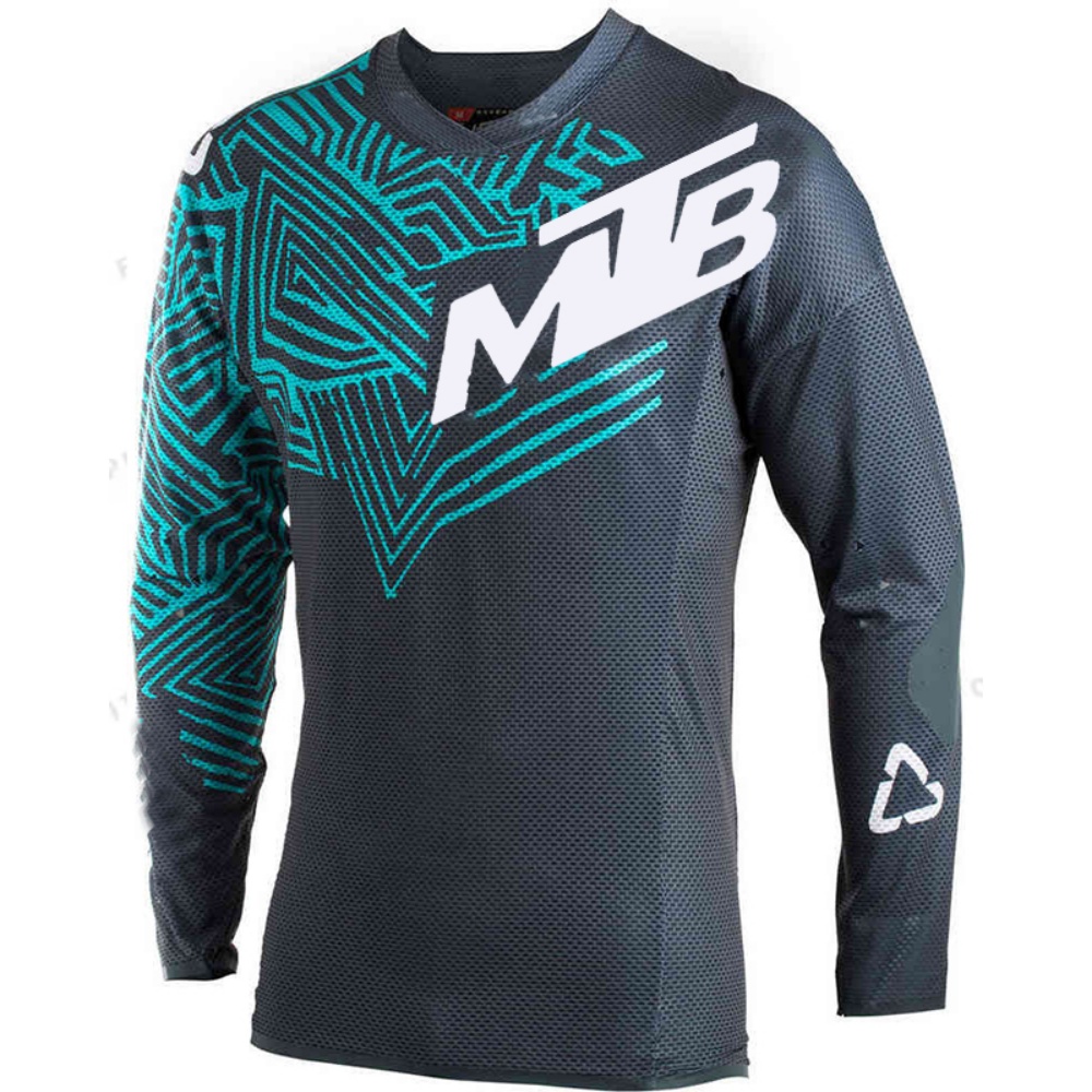 Cycling Gear Jersey - Koszulka rowerowa z długim rękawem, oddychająca,