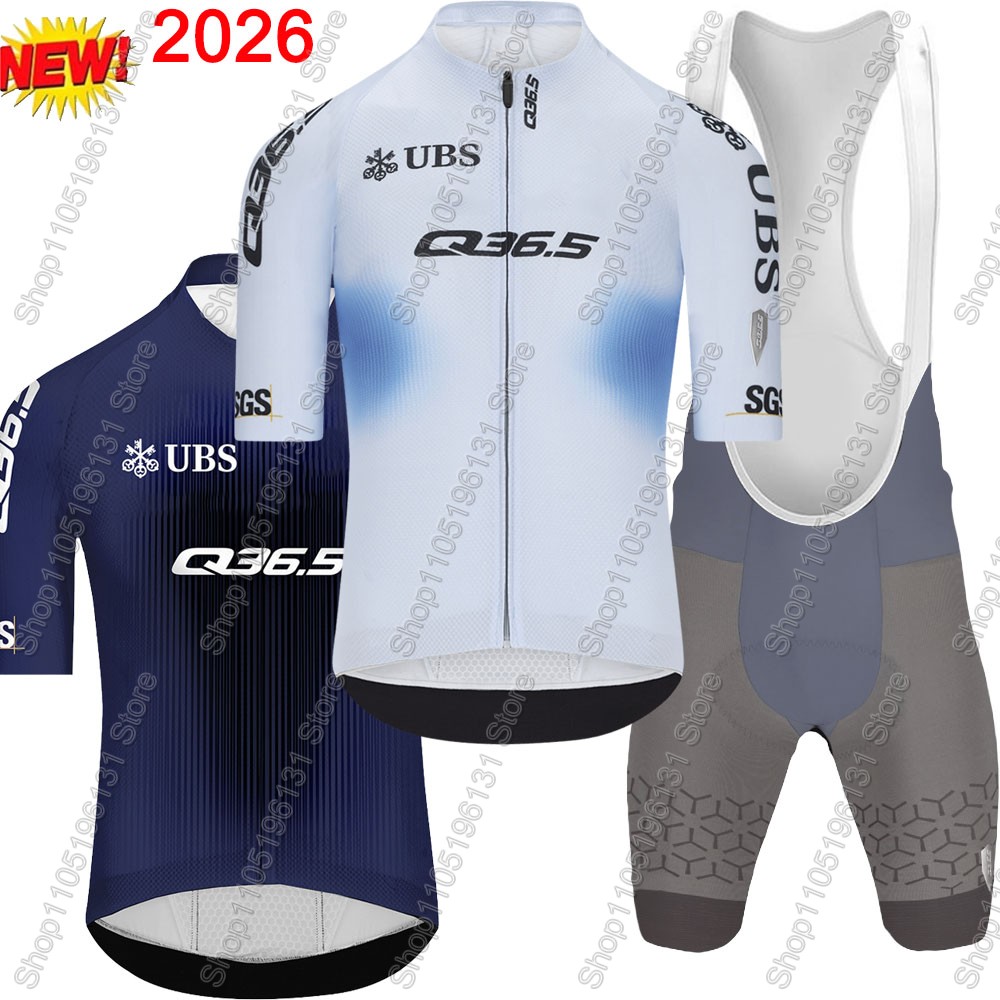 Cycling Bib Shorts - Zestaw kolarski Q36.5 Team 2026 Szwajcaria