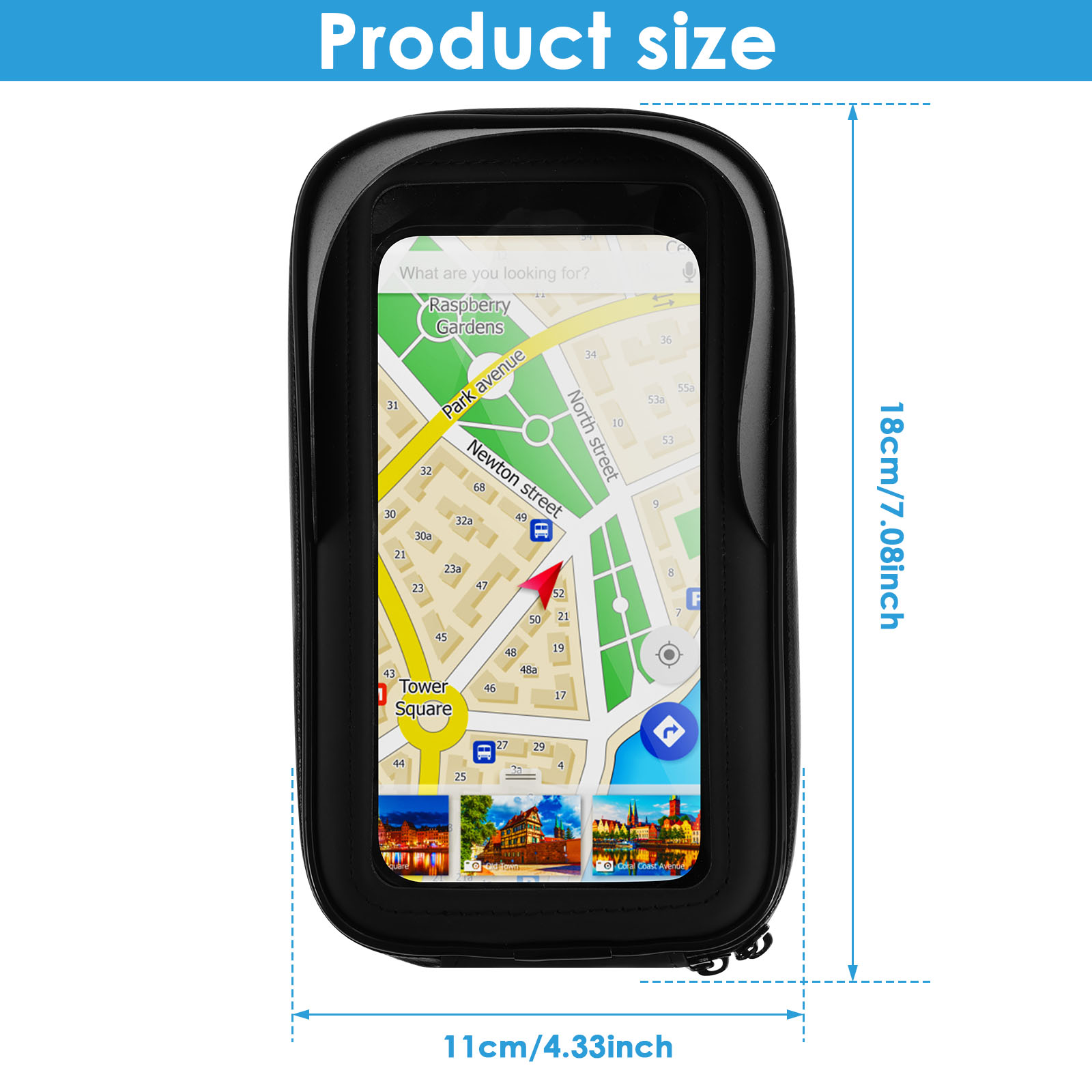 Wodoodporna torba na telefon m – Cycling Gear Pouch recenzja i cena