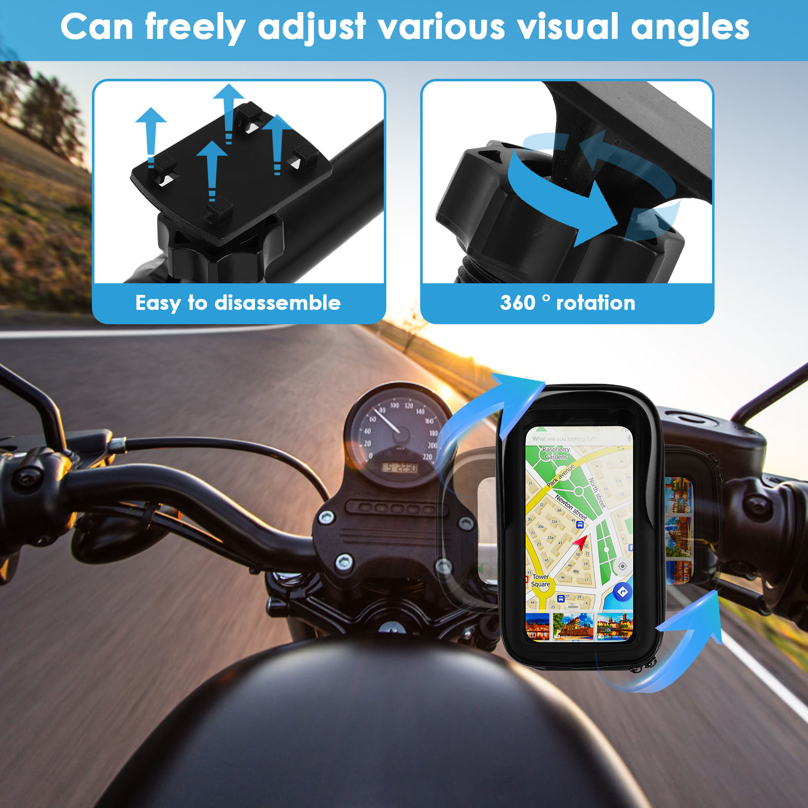 Wodoodporna torba na telefon m – Cycling Gear Pouch recenzja i cena