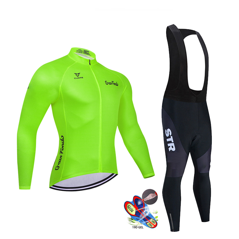 Jesienny czarny zestaw koszule – Cycling Gear Jersey recenzja i cena