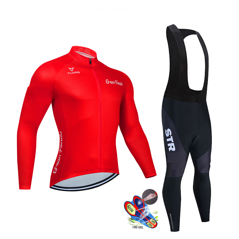 Jesienny czarny zestaw koszule – Cycling Gear Jersey recenzja i cena