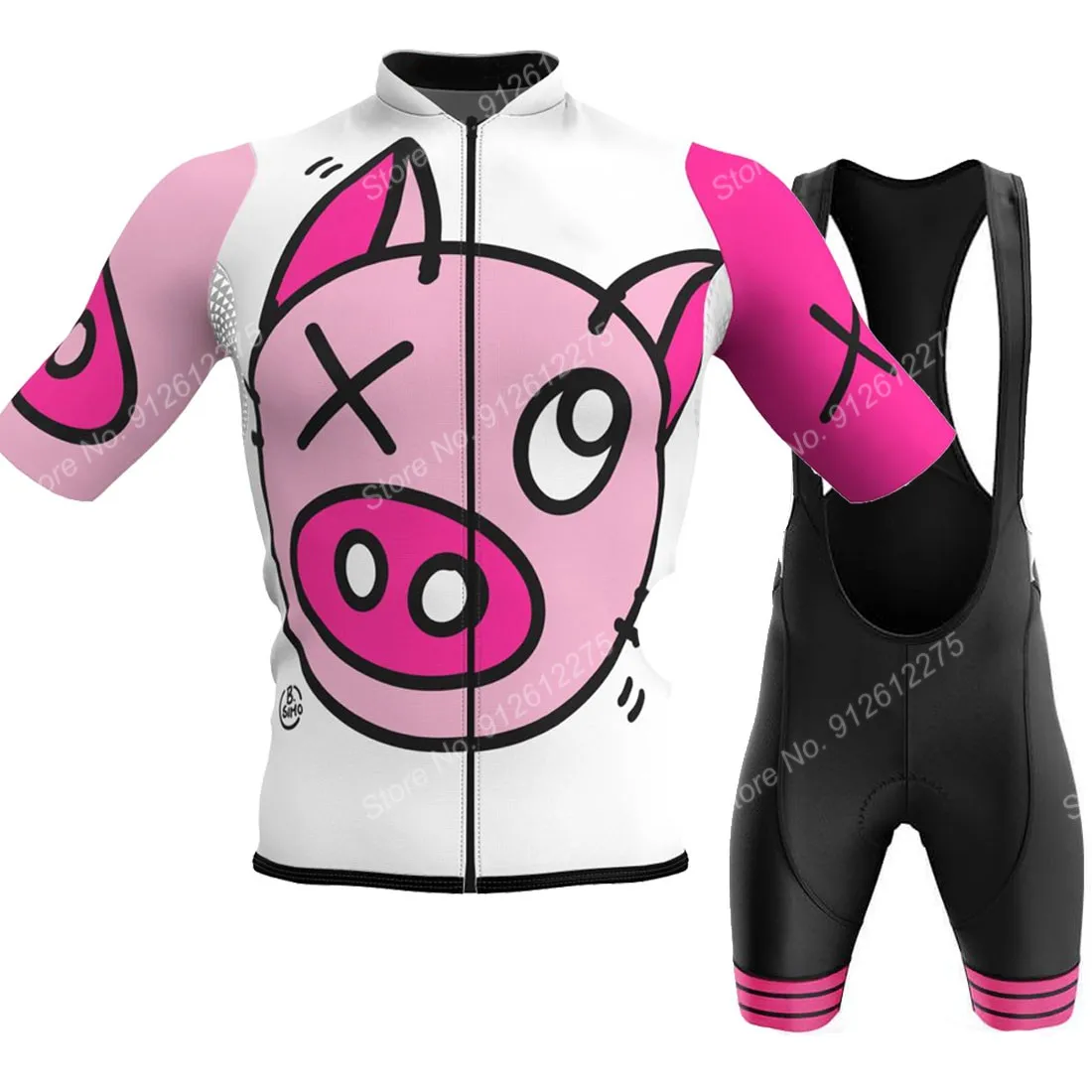 Zestaw Cartoon Comic Pig 2023  – Cycling Bib Shorts recenzja i cena